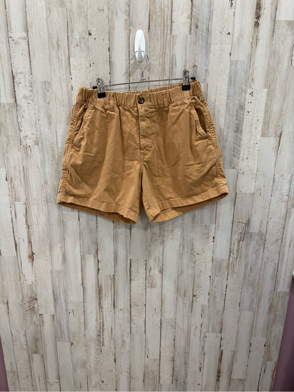 Bearbottom Clothing Stretch Chino Shorts Men’s Medium 5.5” Inseam Khaki Tan